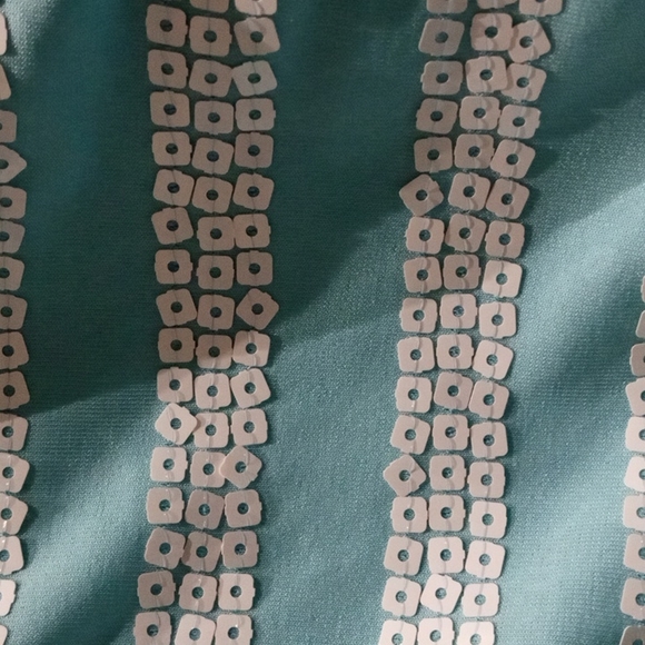 Vtg Bob Mackie Wearable Art Top 3X blue - Picture 4 of 5